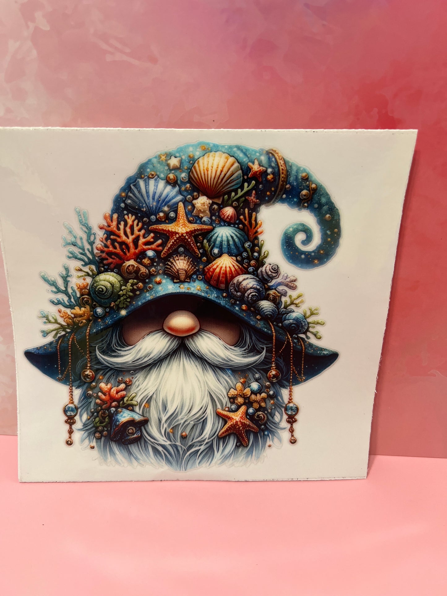 #191 Turquoise hat gnome