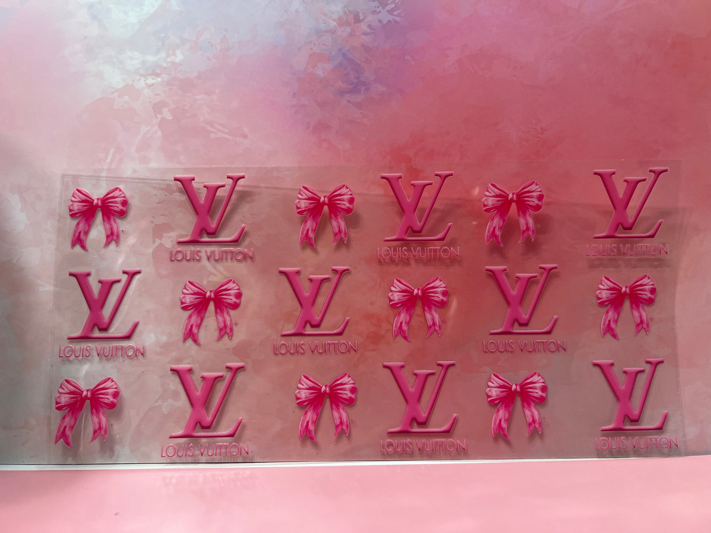 #648 Louis Vuitton pink bows
