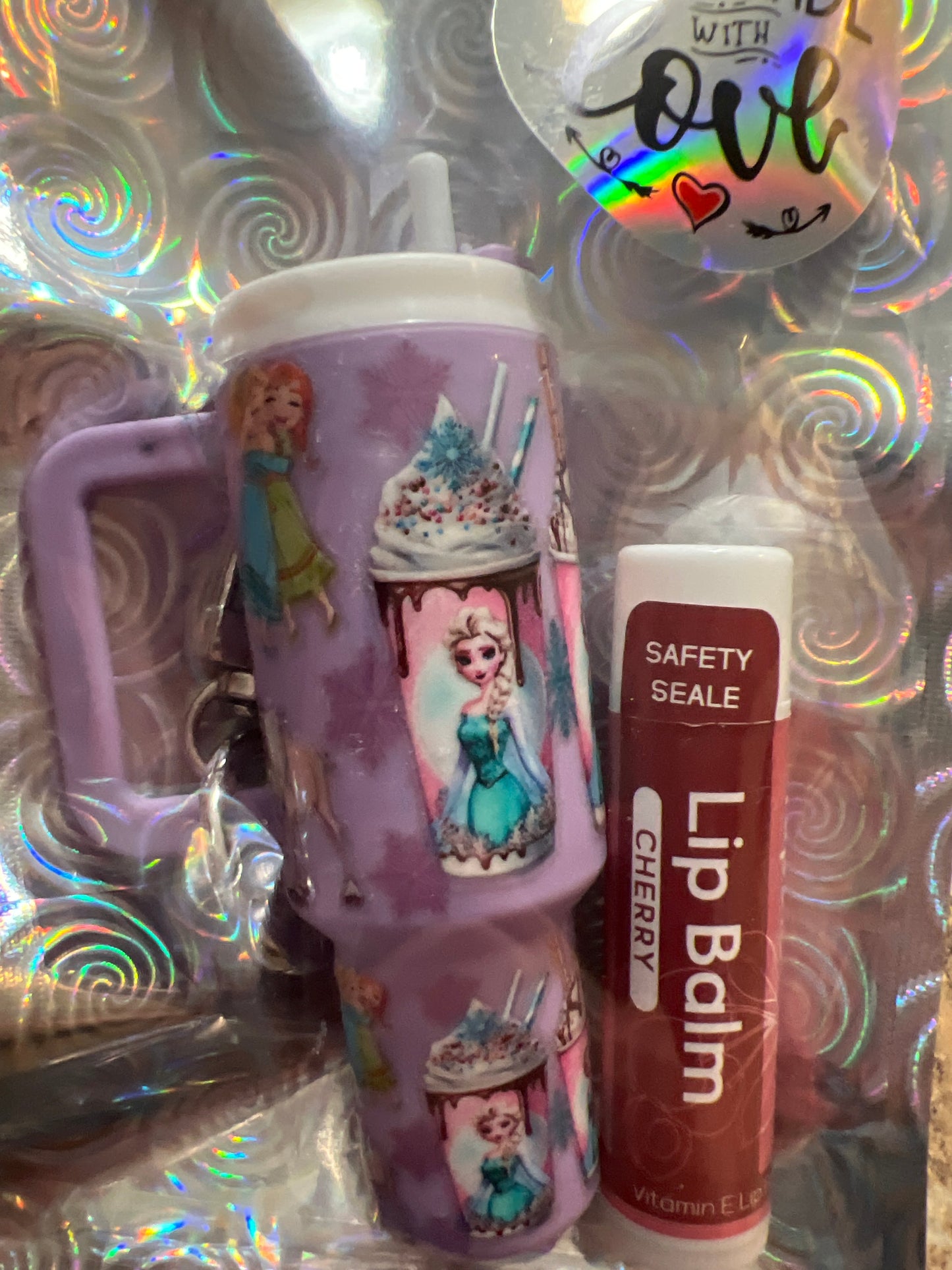 Frozen Elsa milk shake tumbler