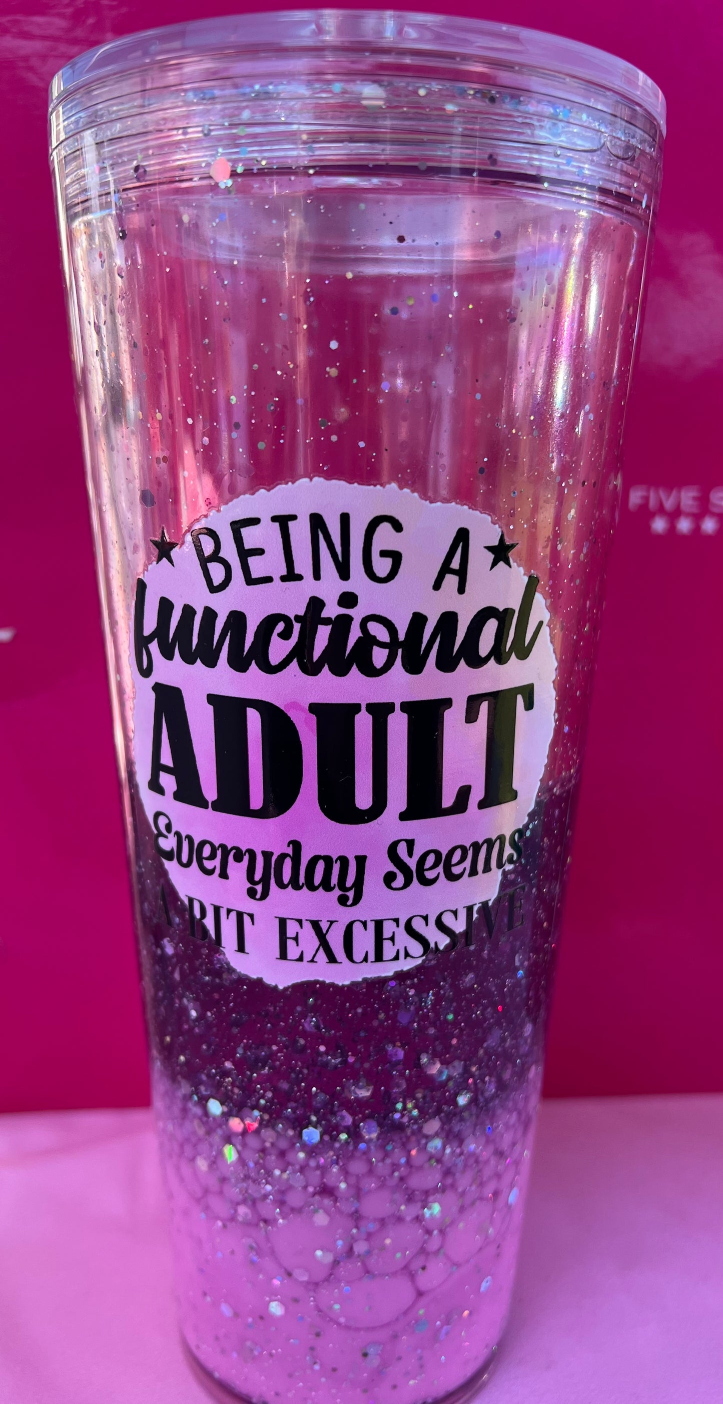 24oz triple lava acrylic tumbler