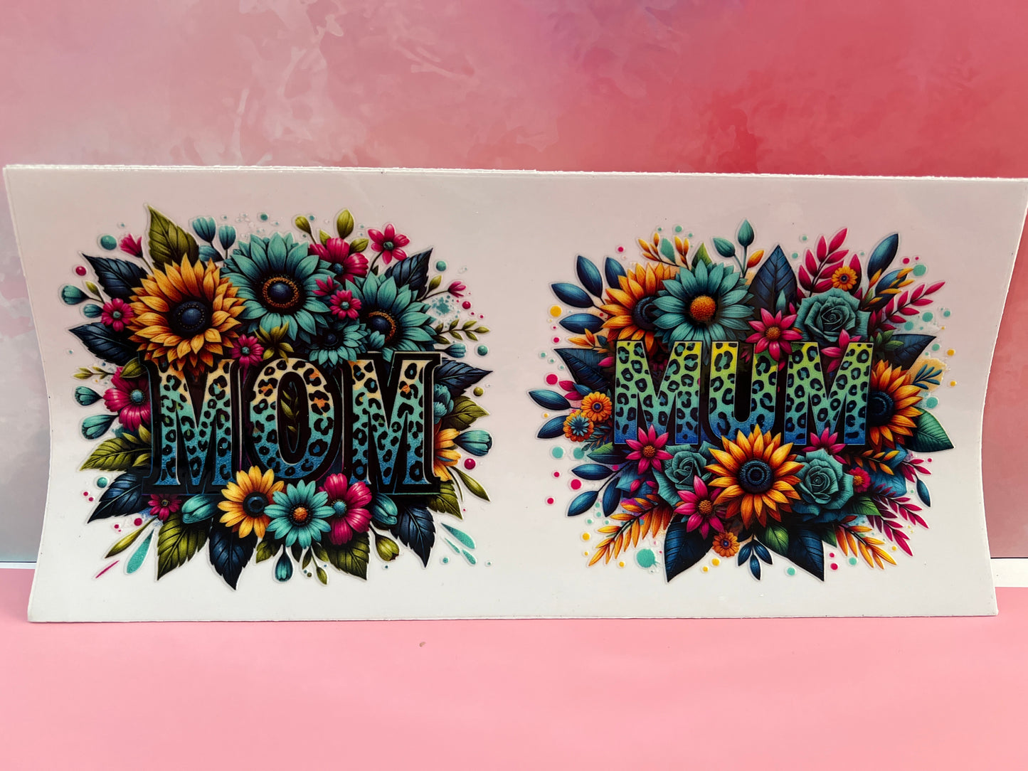 #017 Mom Mum leopard floral