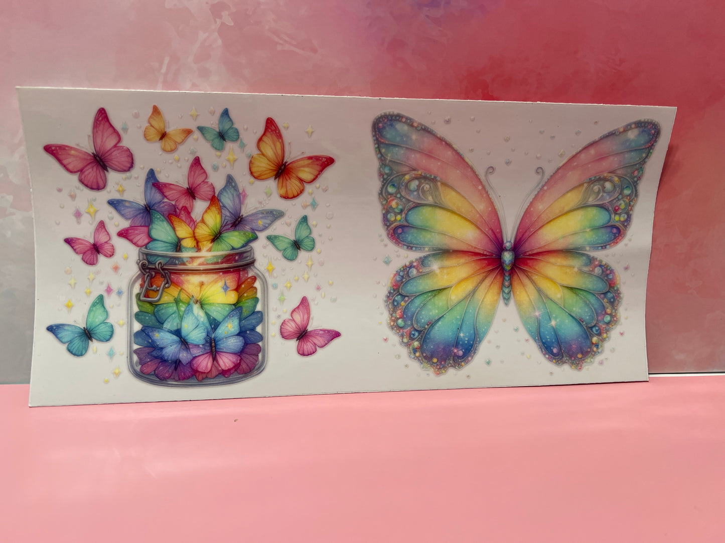 #080 pastel butterflies