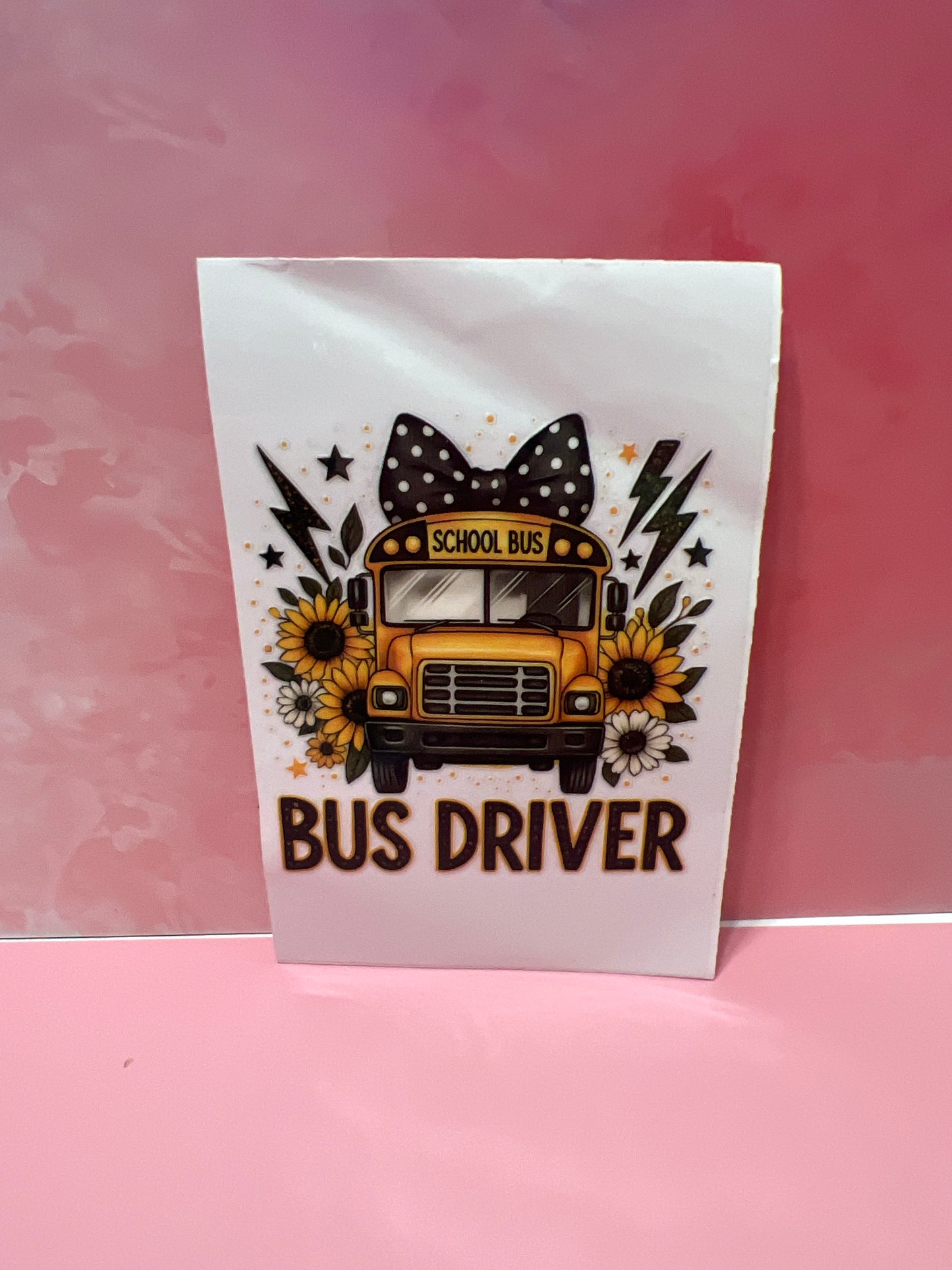 #208 bus driver sunflowers