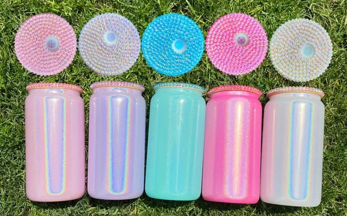 Holographic 16 oz non snowglobe cup
