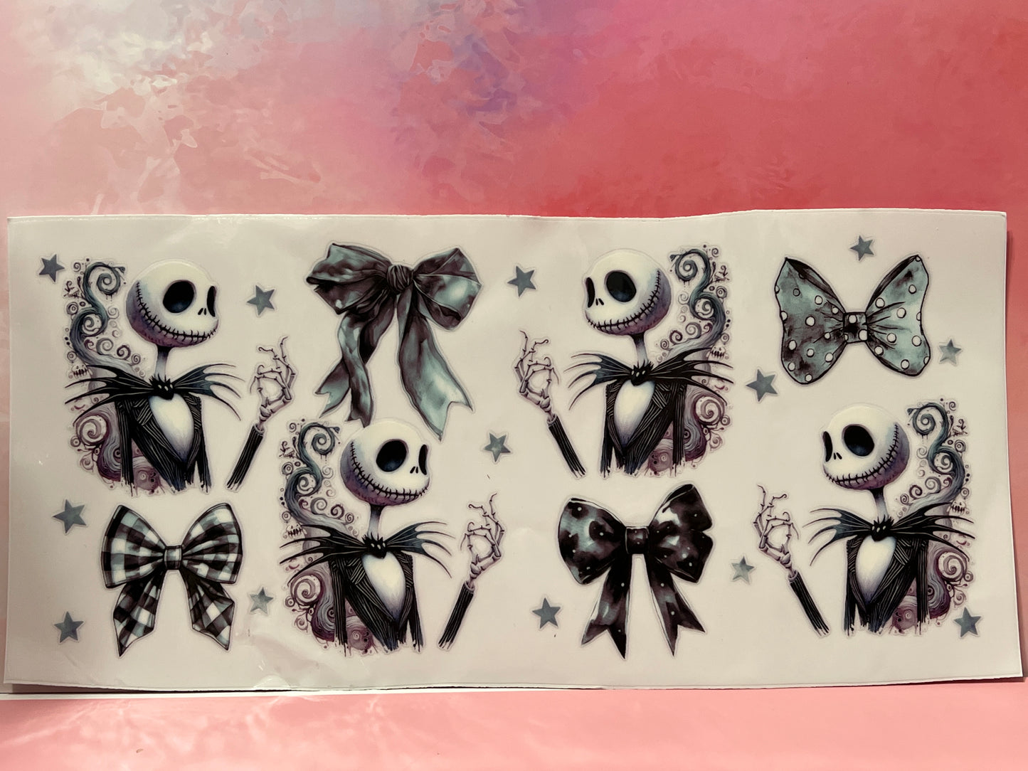 #707 nightmare before Christmas bows