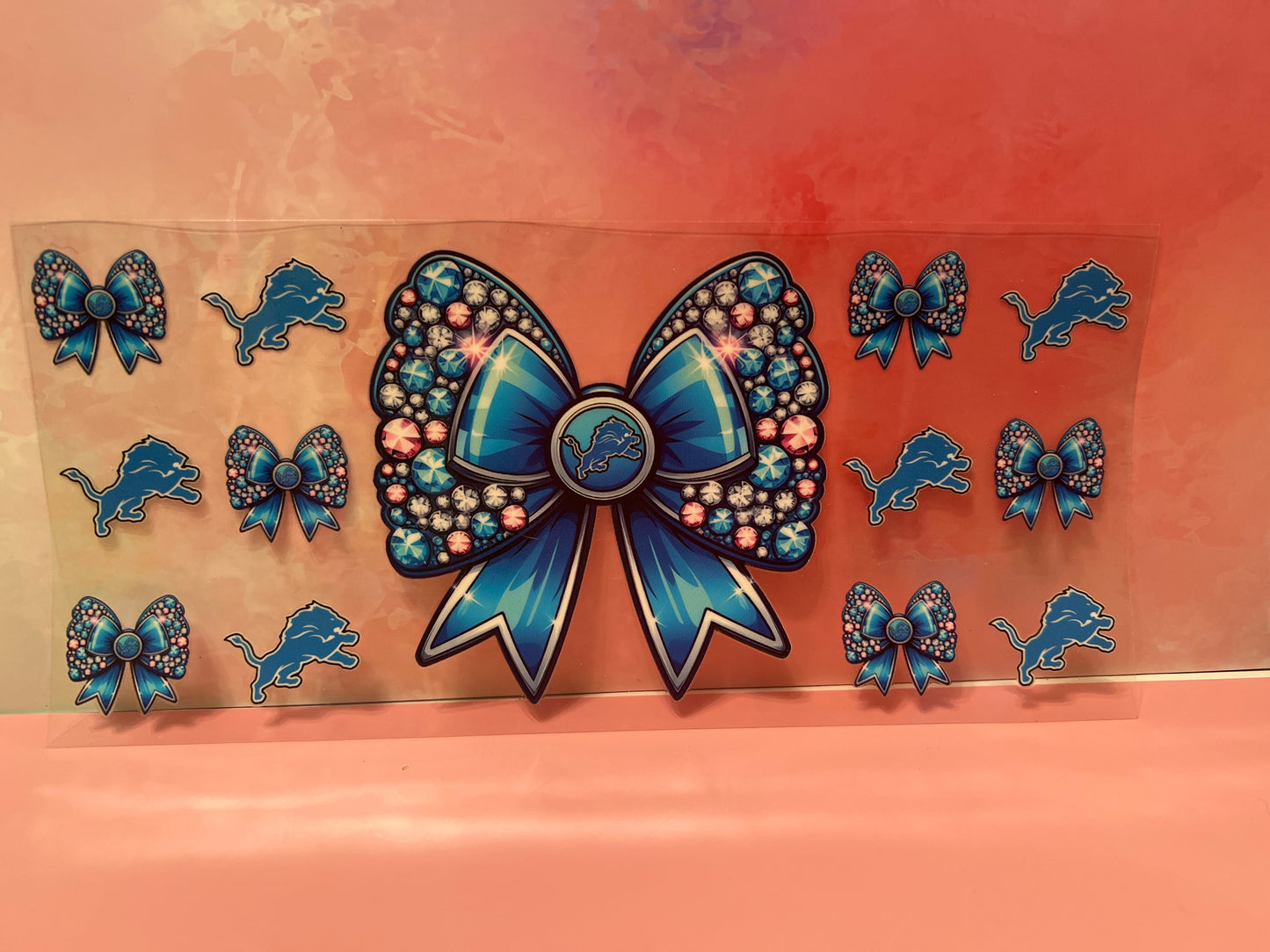 #265 Detroit lions bows