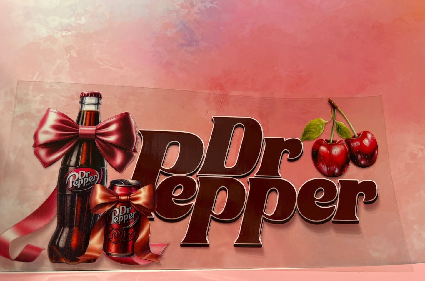 #721 Dr Pepper bow