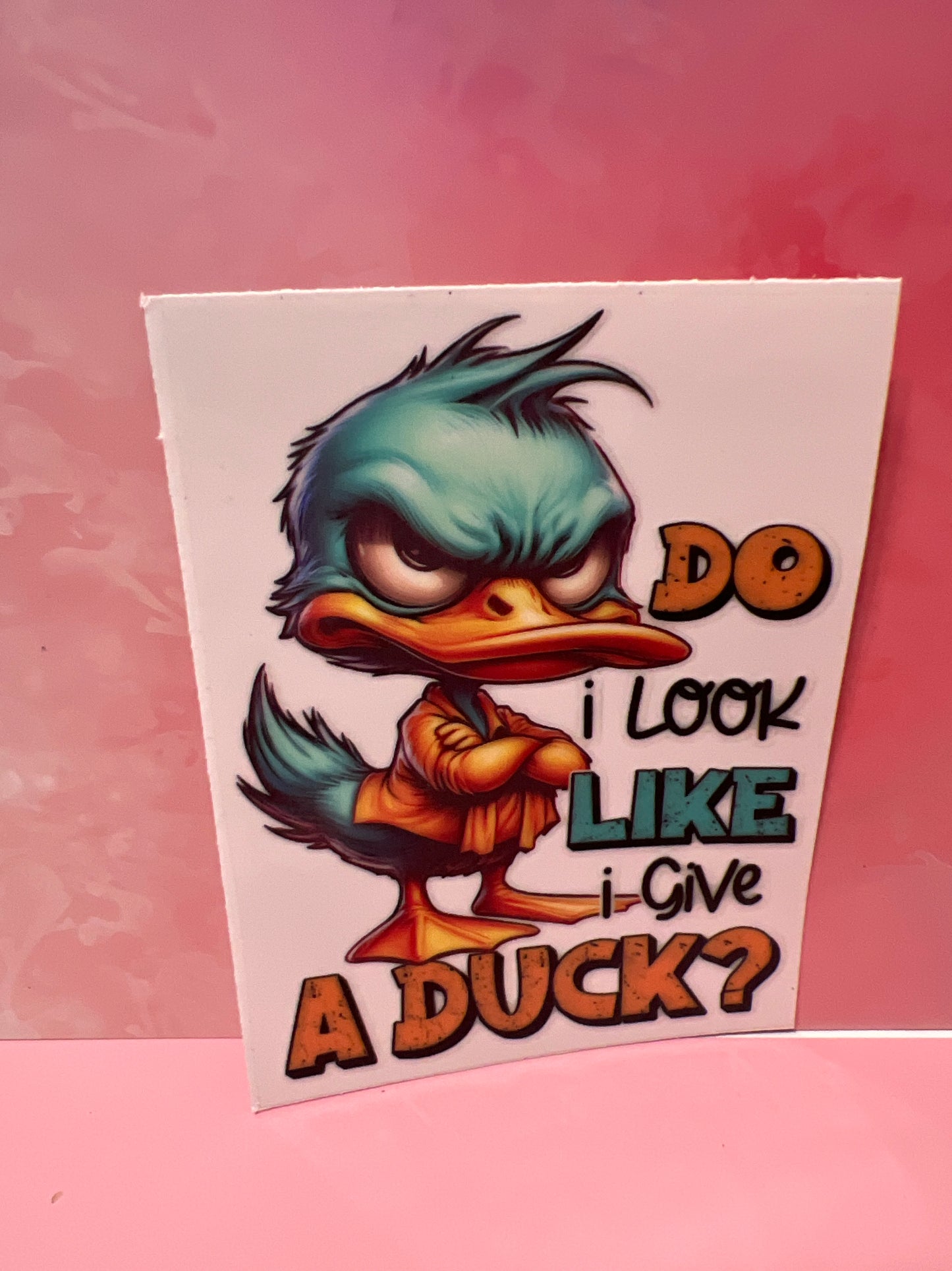 #147 do I look like I give a duck