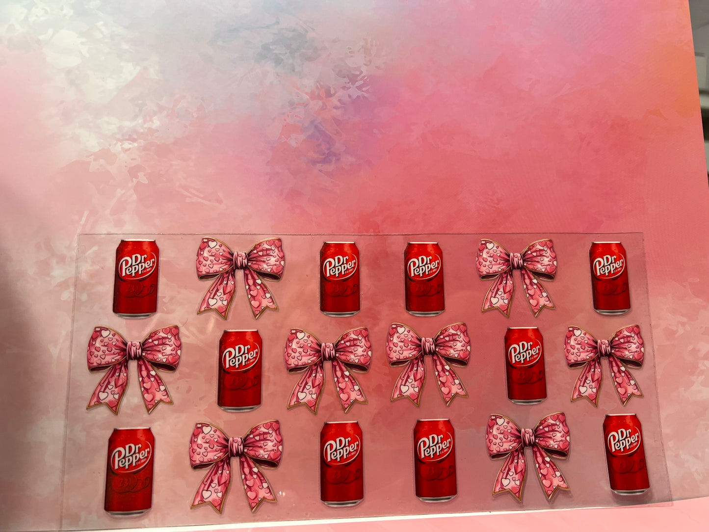 #720 Dr Pepper bows