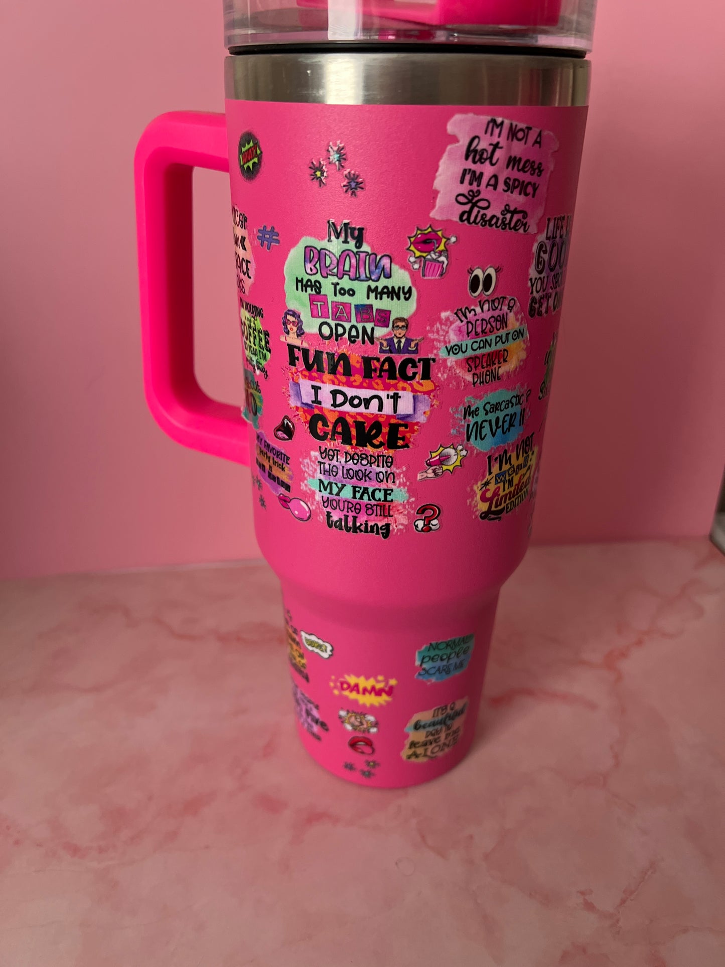 40 oz insulated tumbler