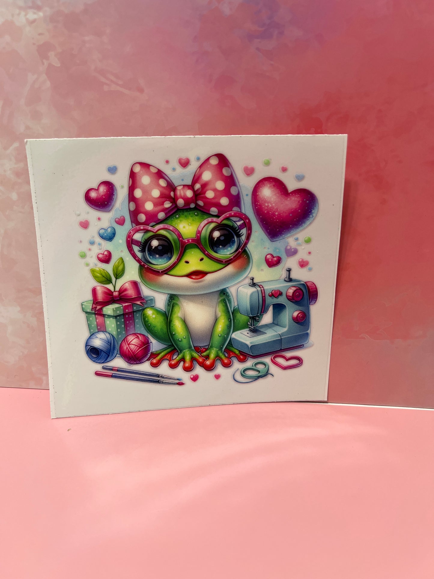 #140 frog sewing machine