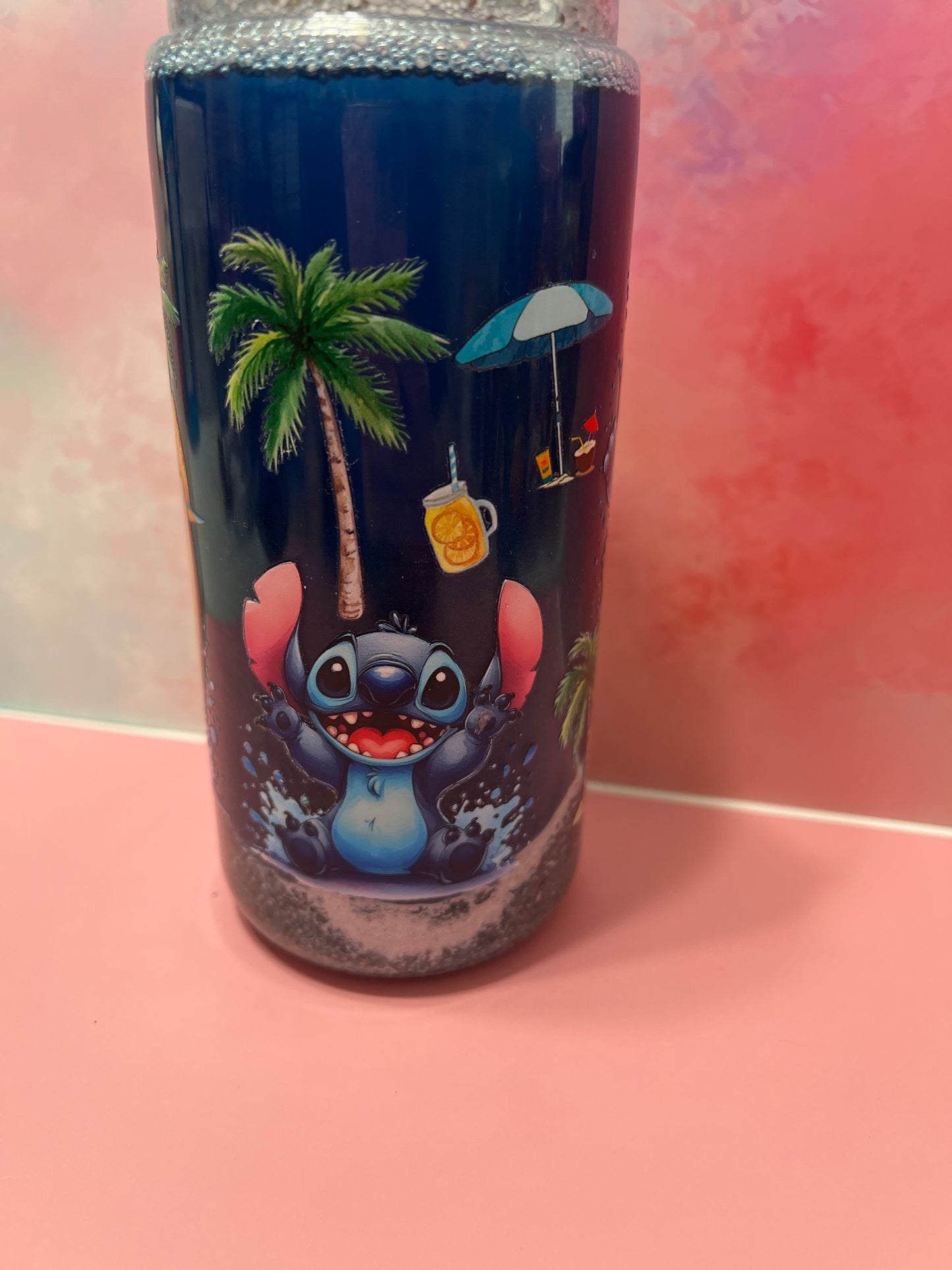 Stitch beach theme 20 oz acrylic