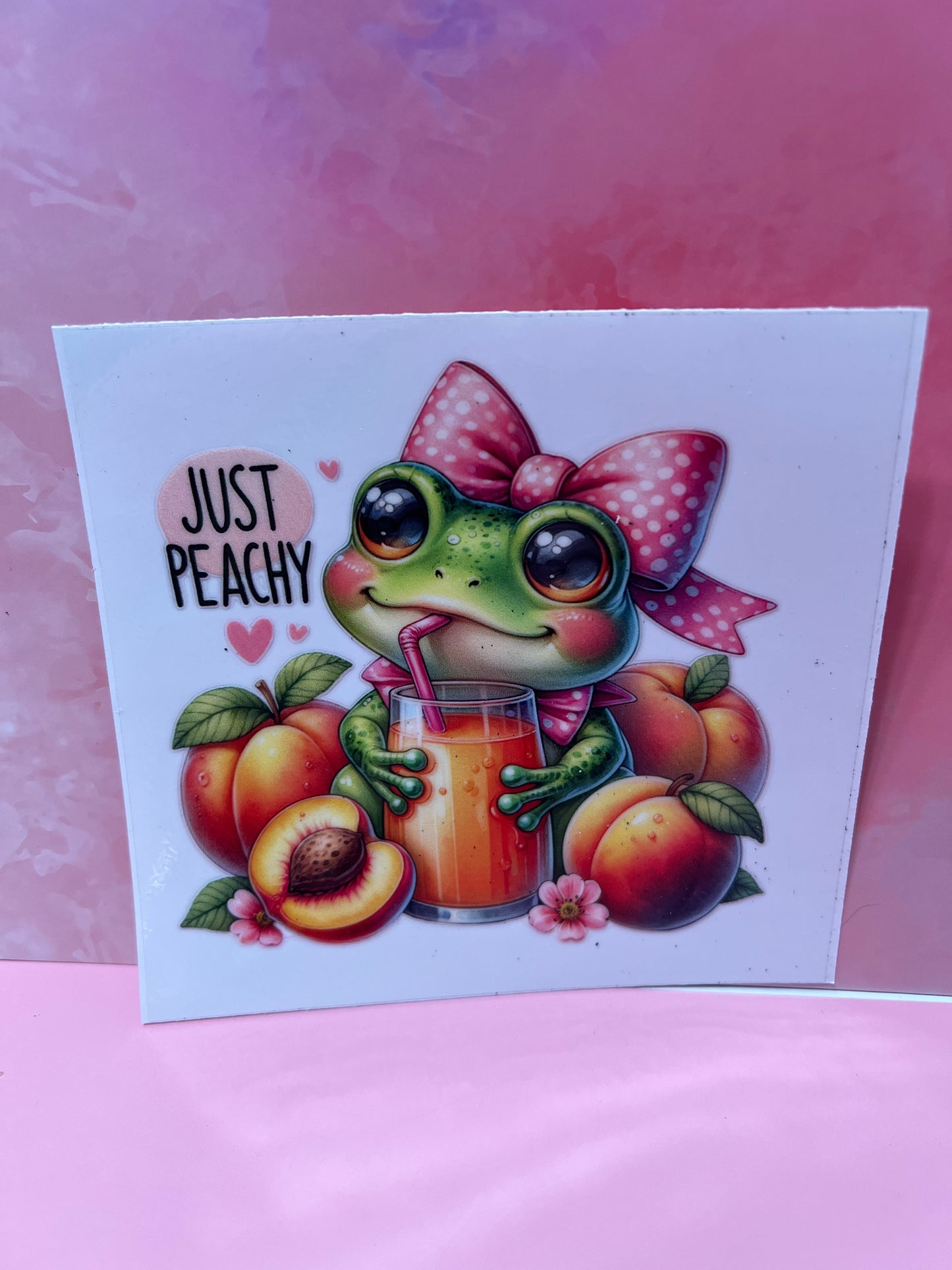 #145 Frog just peachy