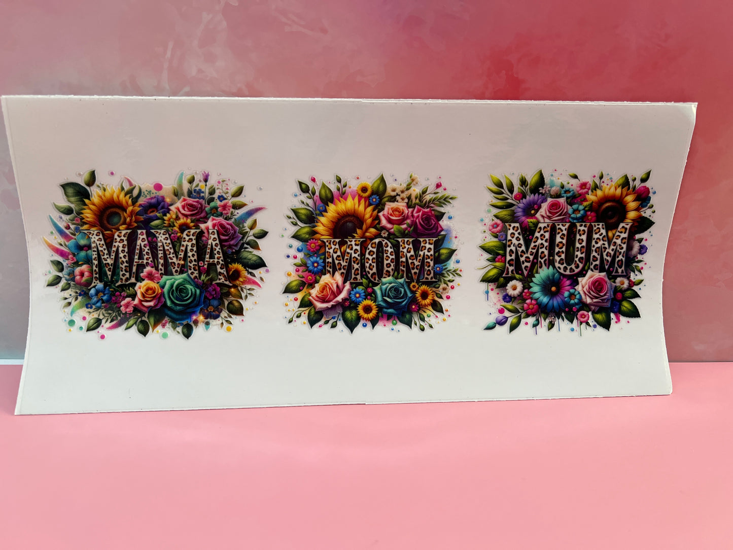 #021 Mama Mom Mum cheetah floral