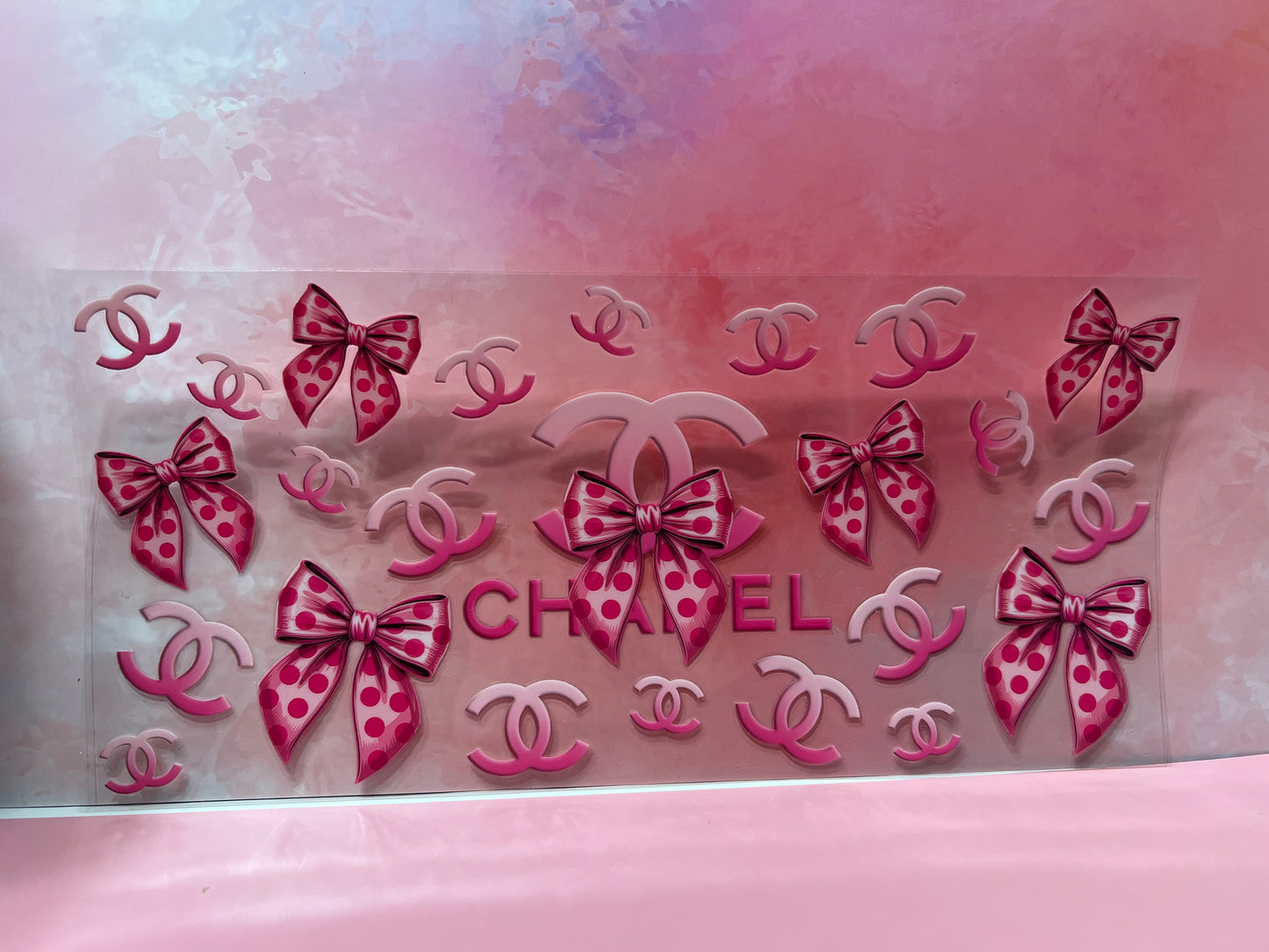 #664 CC Chanel pink bows