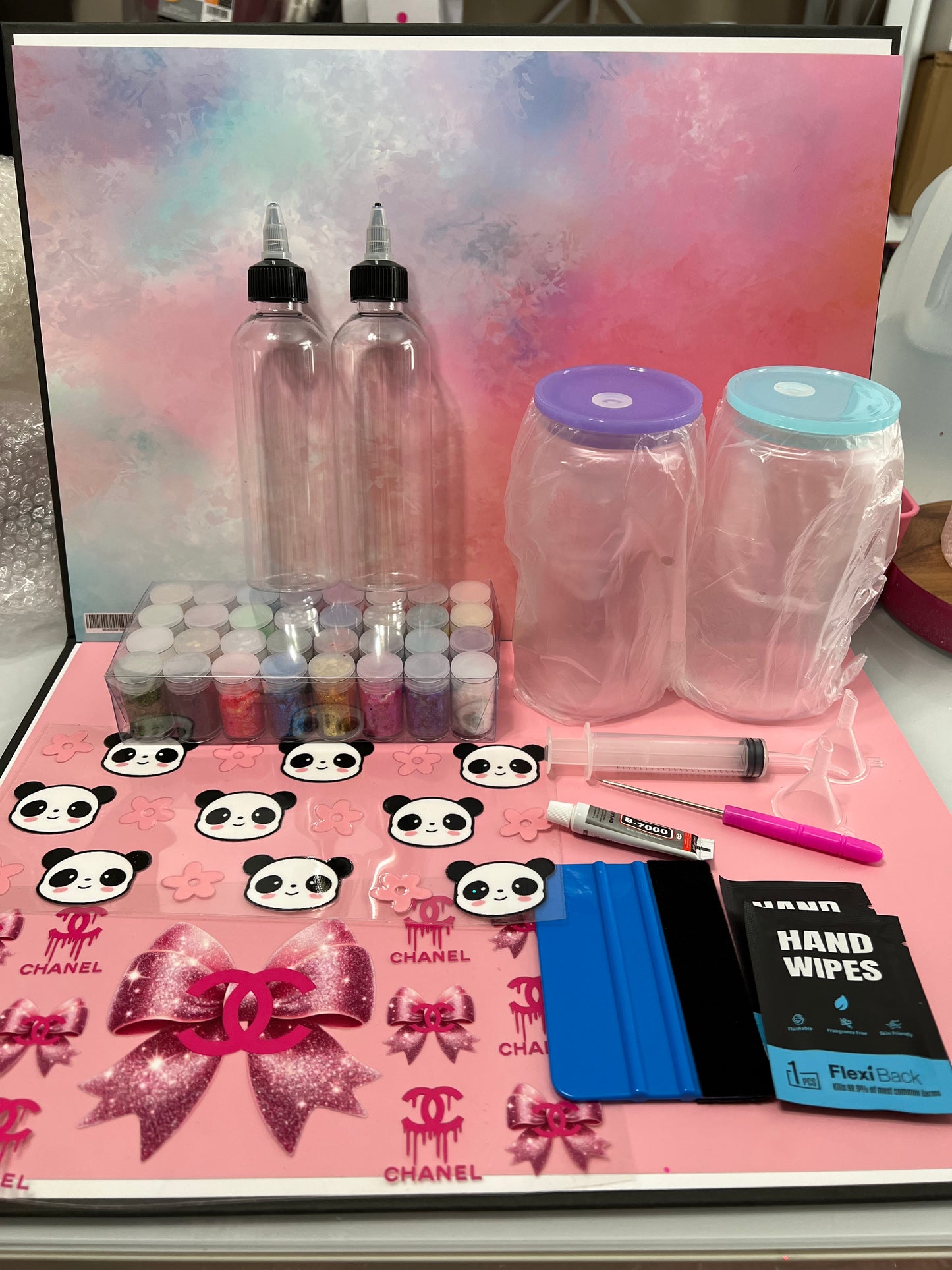 Do it yourself Snow globe tumbler kit