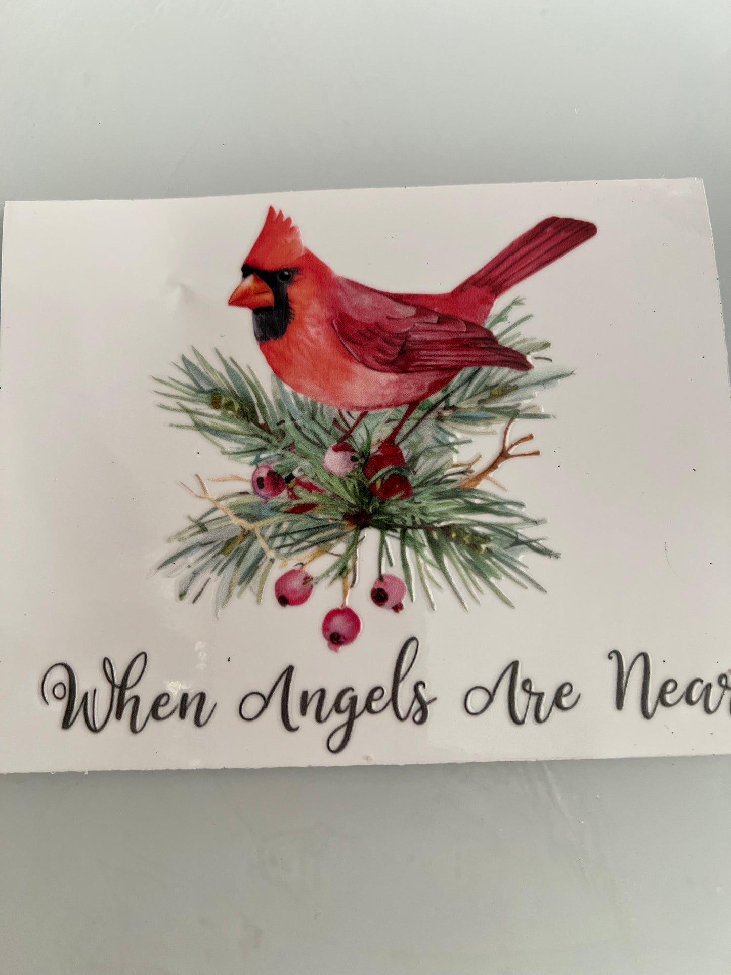 #128D when angels are near cardinal