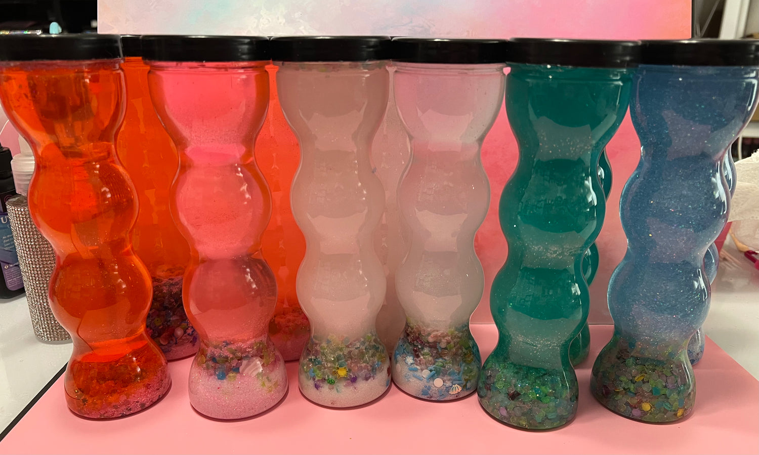 Sensory kids fun bottles