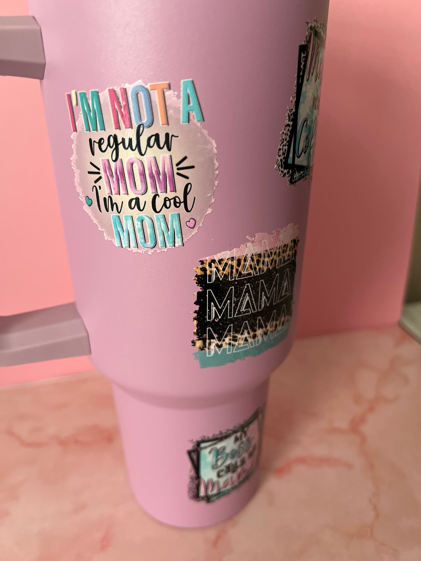 40 oz insulated Mama tumbler