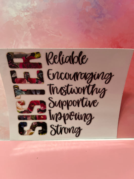 #064 Sister inspirational