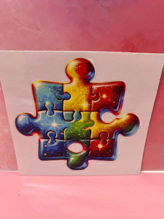#199 Autism puzzle piece