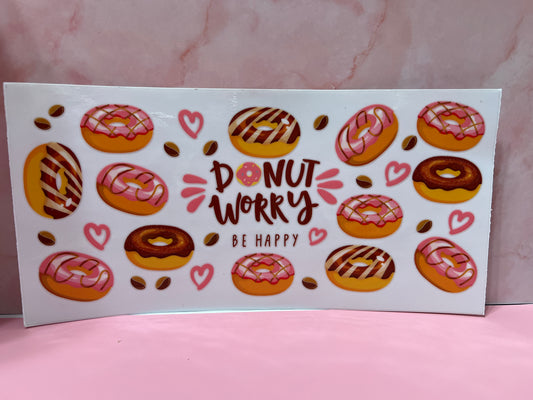 #414 donut worry be happy