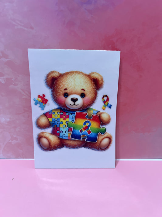 #201 Autism teddy bear