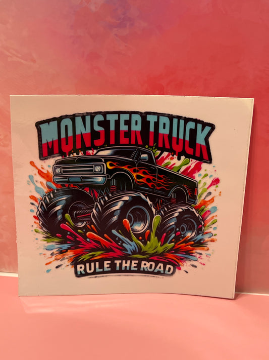 #636 black monster truck