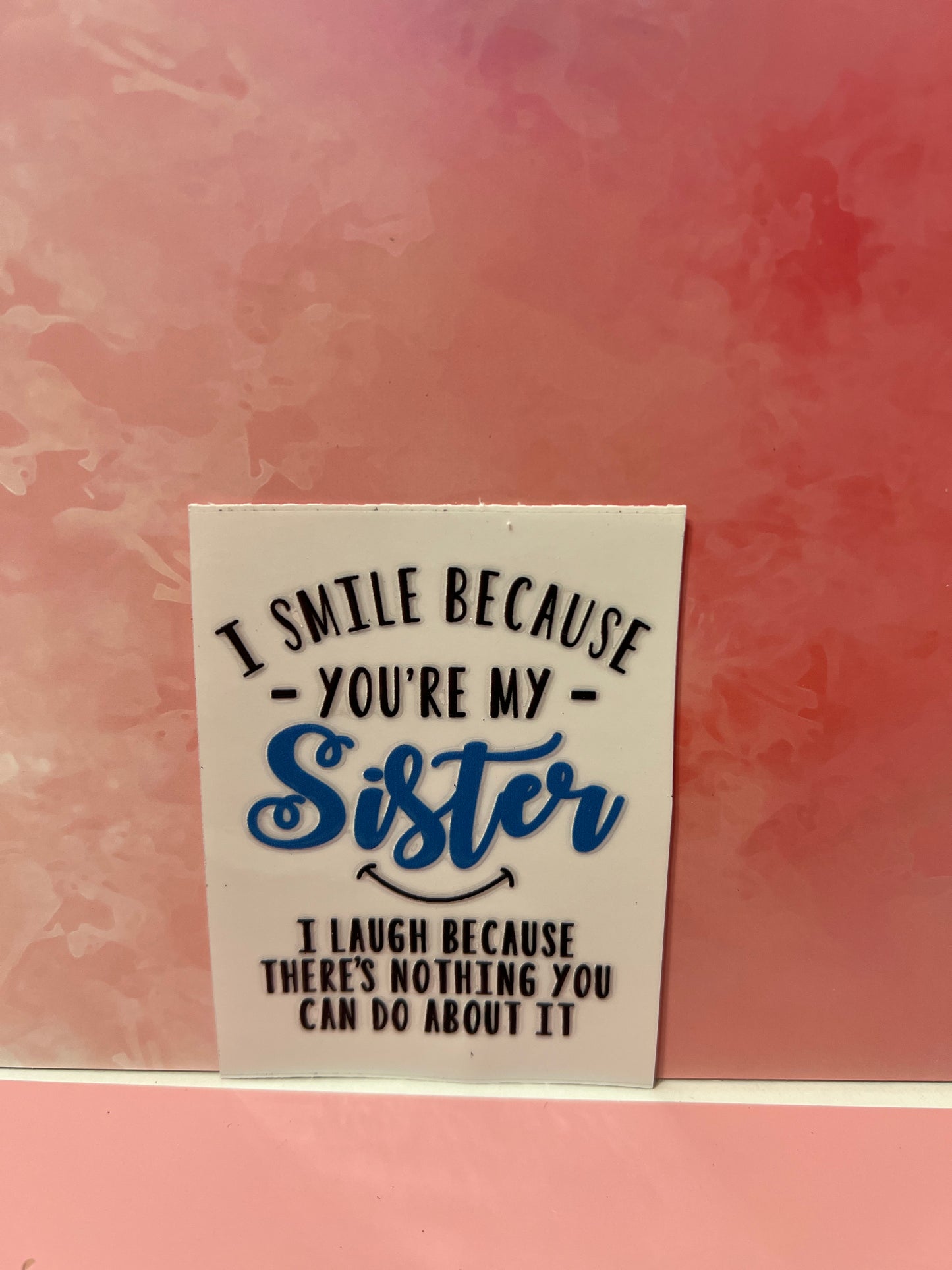 #061 I smile because you're my sister