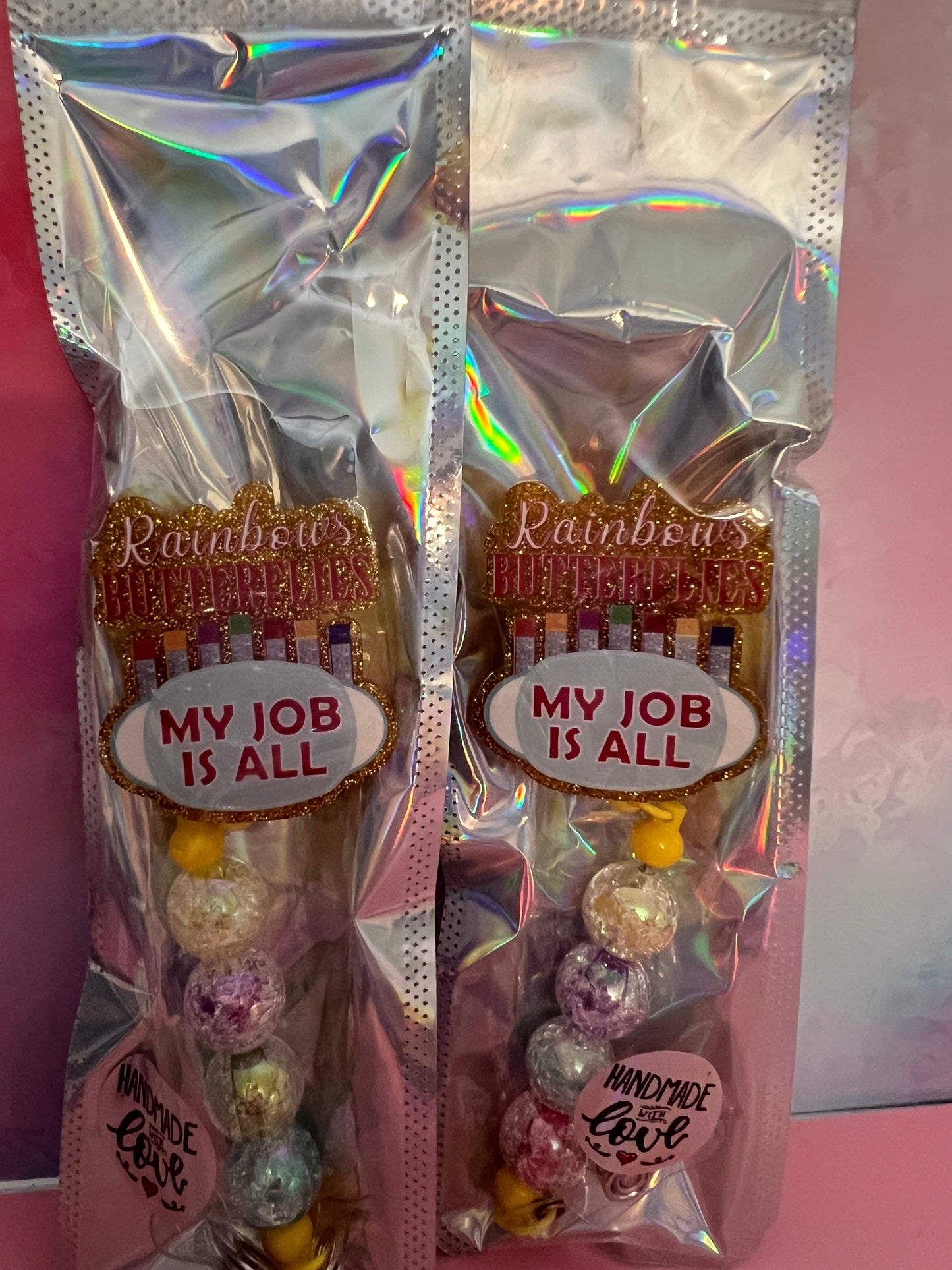 Medical sayings beaded badge reels