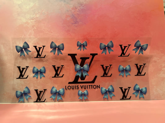#646 Louis Vuitton blue bows