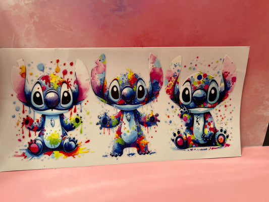 #524 paint splatter Stitch