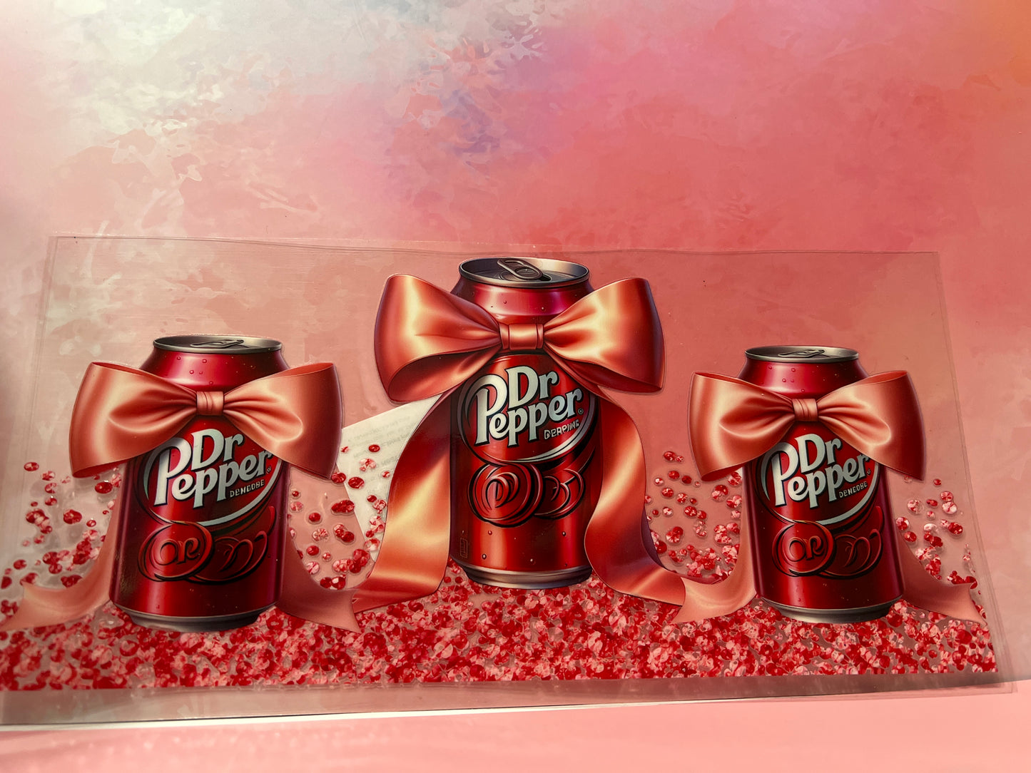 #723 Dr Pepper and bows