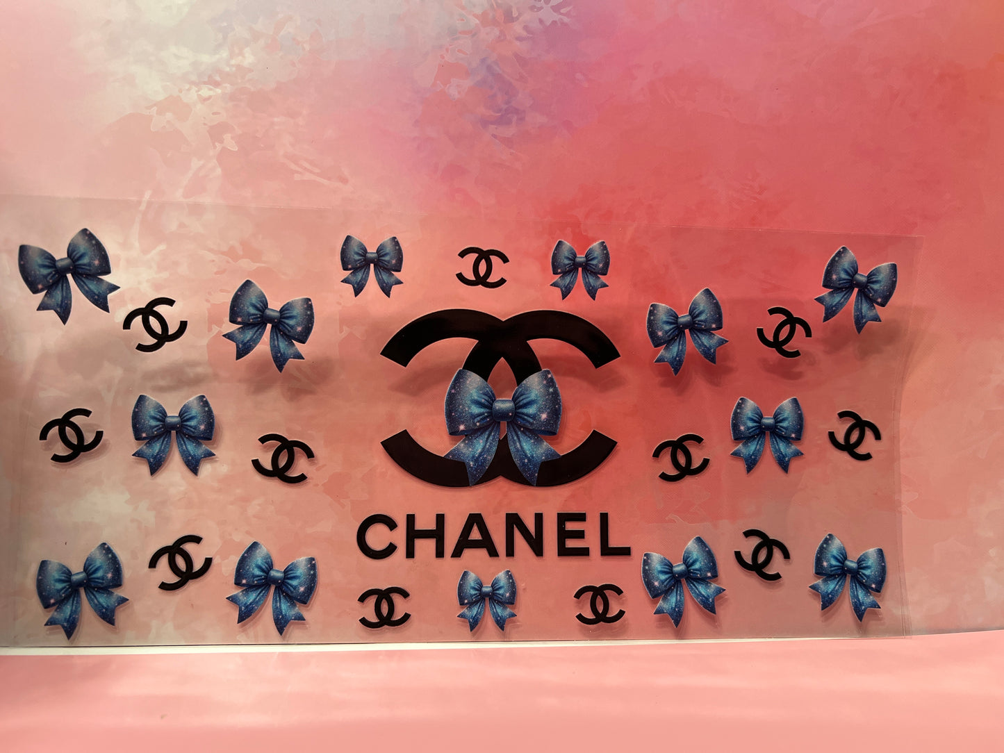 #665 CC Chanel blue bows
