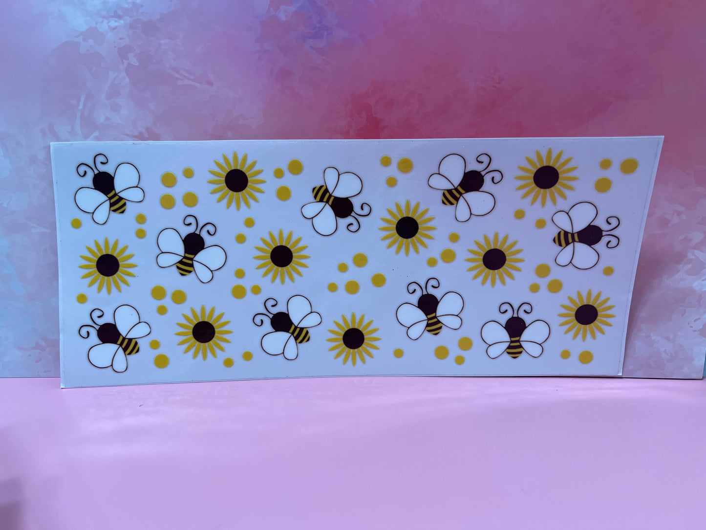 #121 Bee and flowers