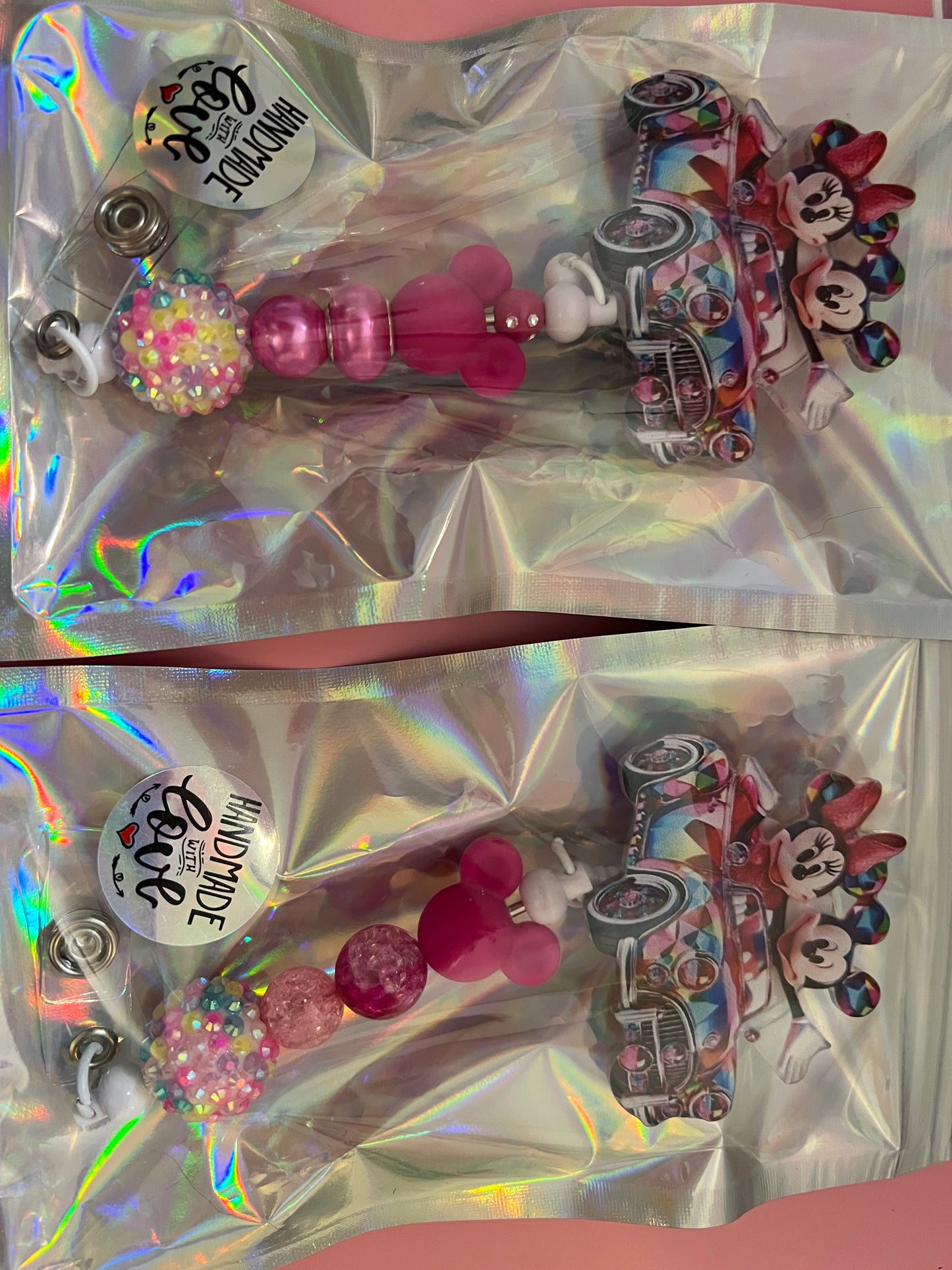 Mickey & Minnie Badge reels