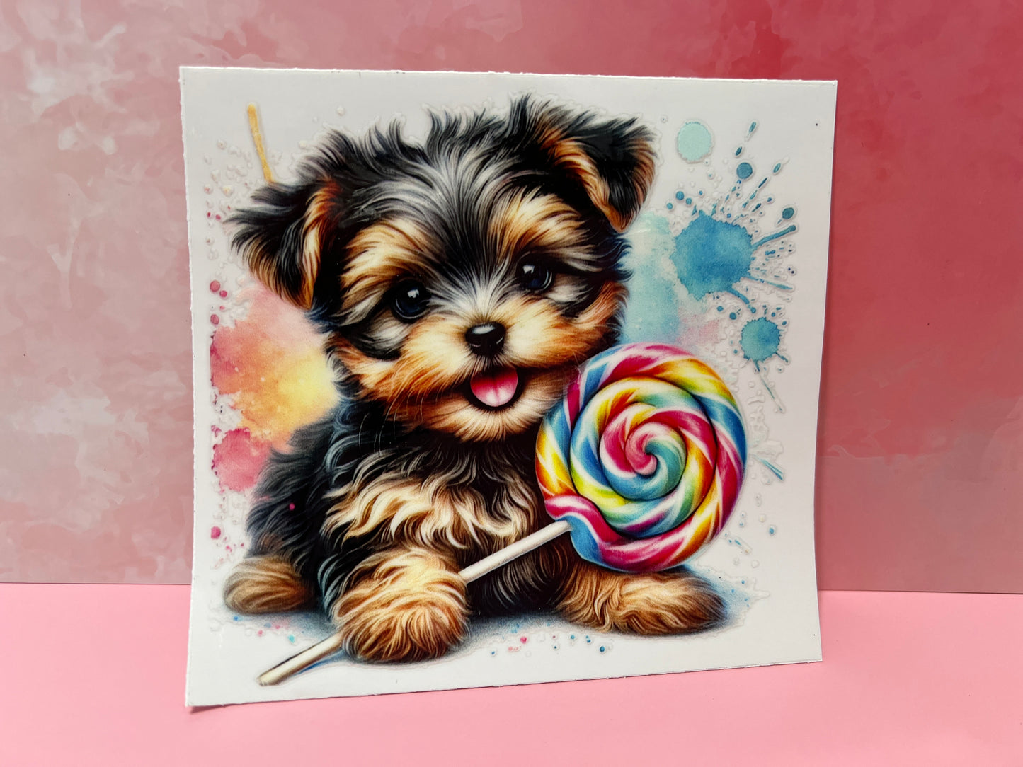 #372 yorkie dog lollipop