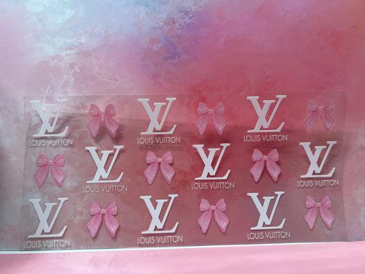 #644 Louis Vuitton pink bows