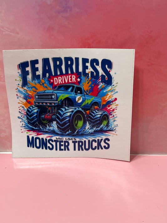 #637 Blue monster truck