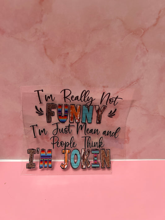 #404 I'm really not that funny