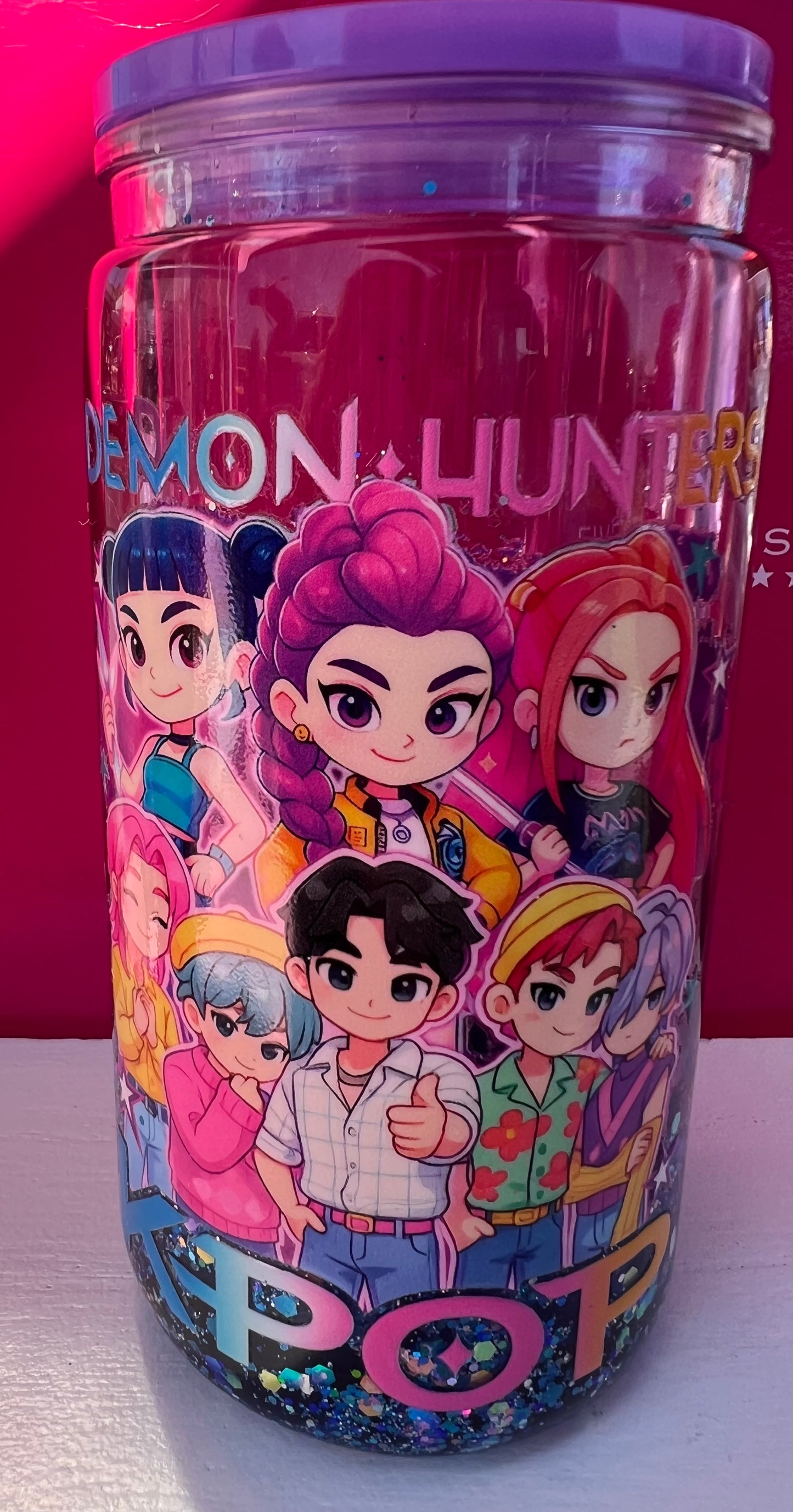 16 oz Kpop lava acrylic tumbler
