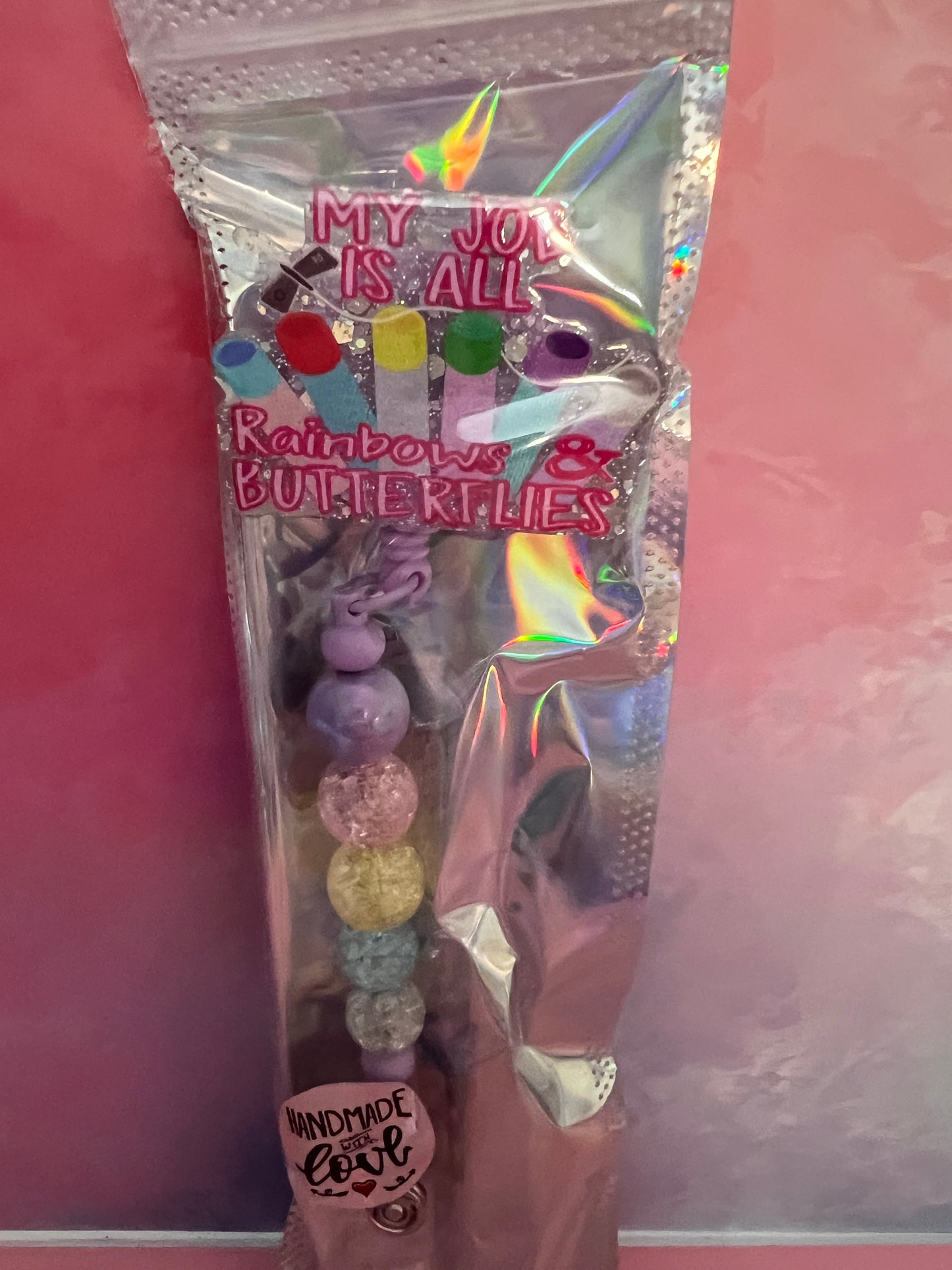 Medical sayings beaded badge reels