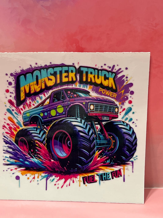 #633 purple monster truck