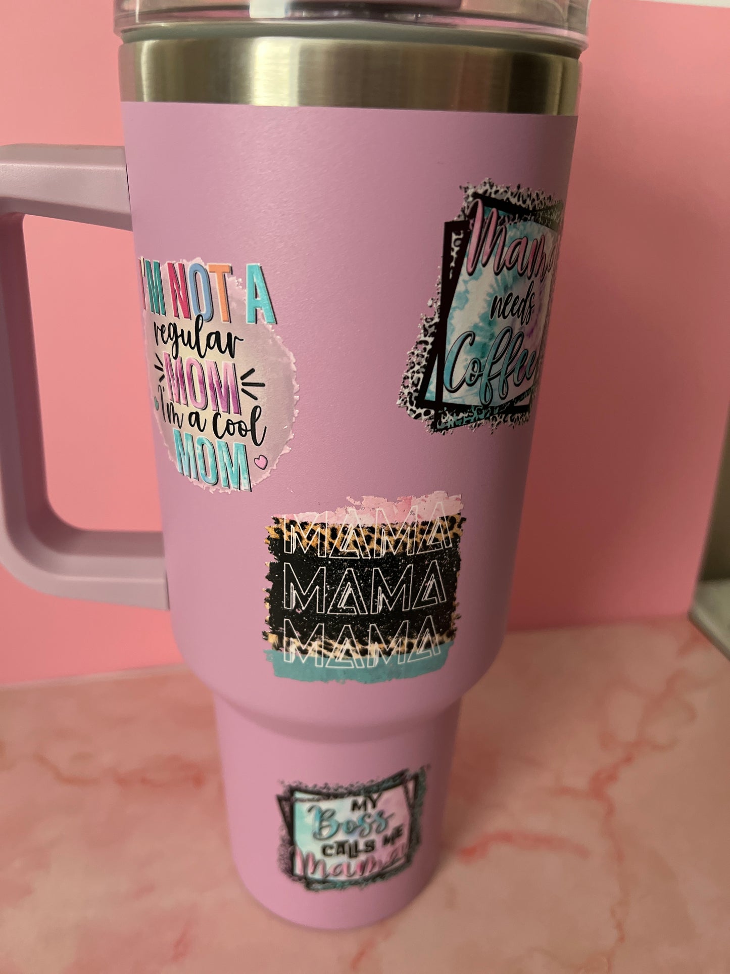 40 oz insulated Mama tumbler