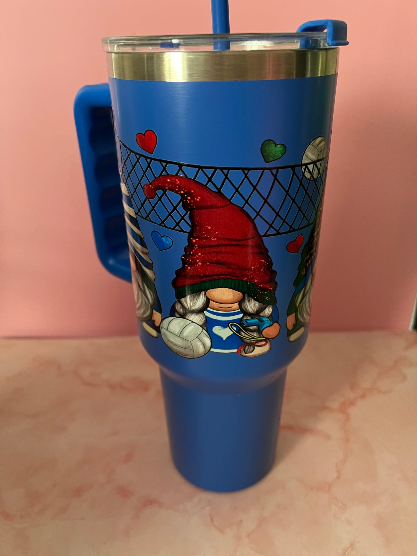 40 oz Gnome insulated tumblers multiple designs/colors