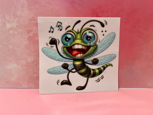 #114 silly green bug