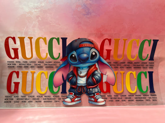 #675 Stitch rainbow colors Gucci