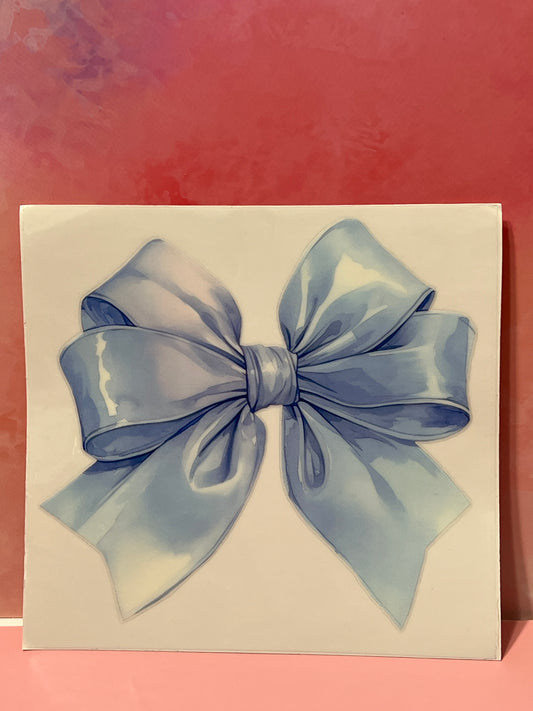 #690 blue bow