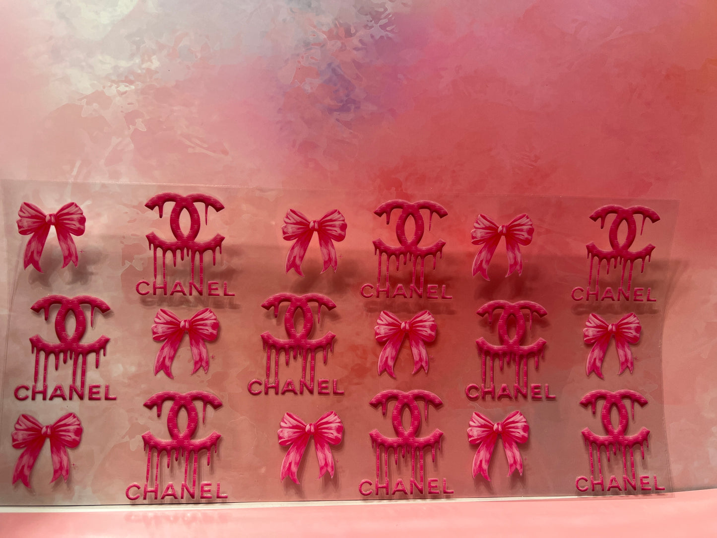 #668 Pink bow CC Chanel