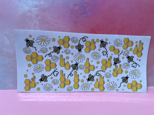 #105 bee & honey comb